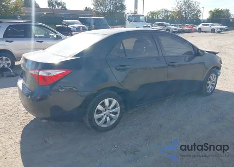 2016 Toyota Corolla Le из США, поврежденный, VIN 2T1BURHE9GC576378